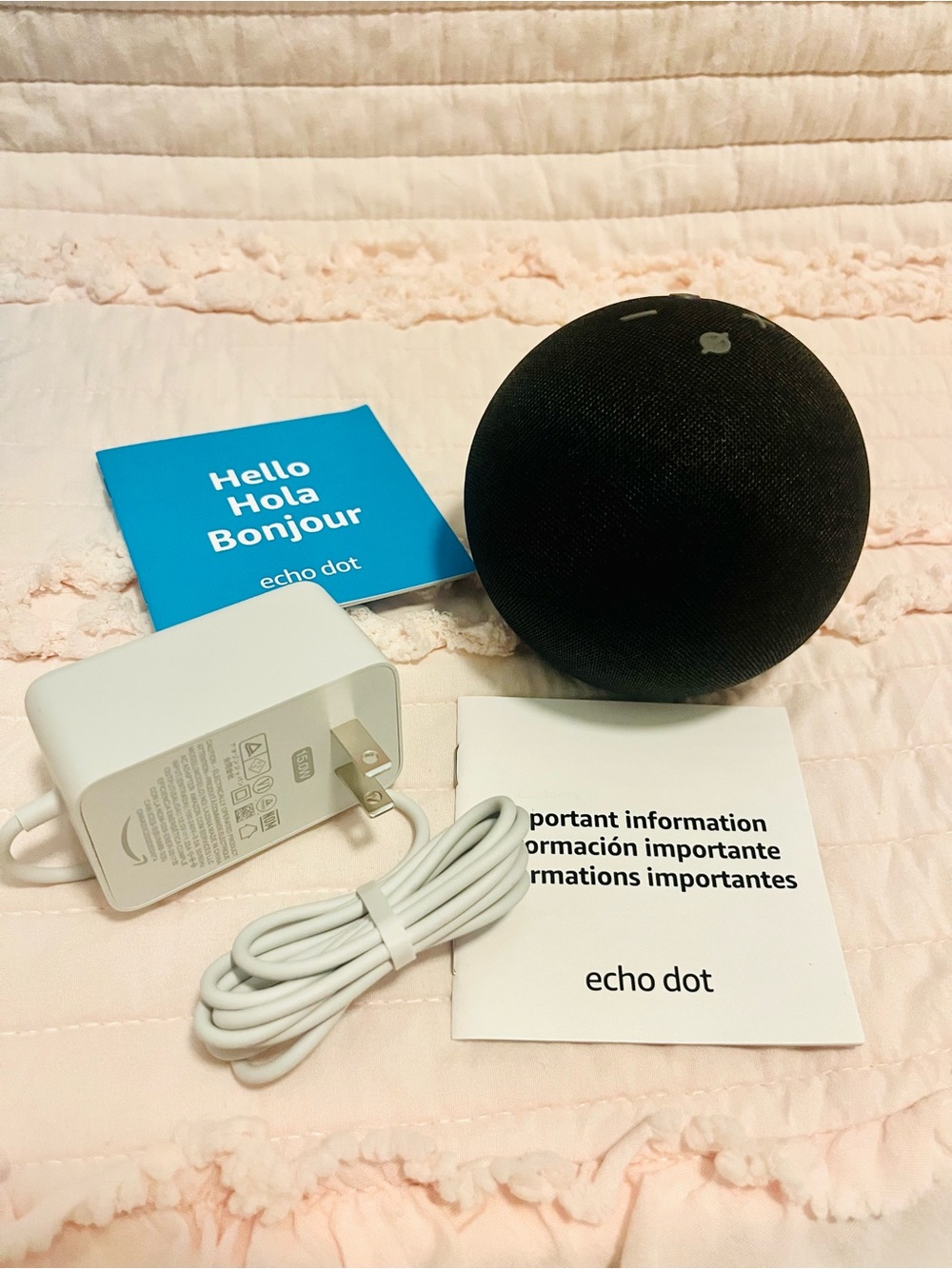 NEW Amazon Echo Dot 4th Gen Smart Speaker - Alexa - Black - Picture 7 of 8